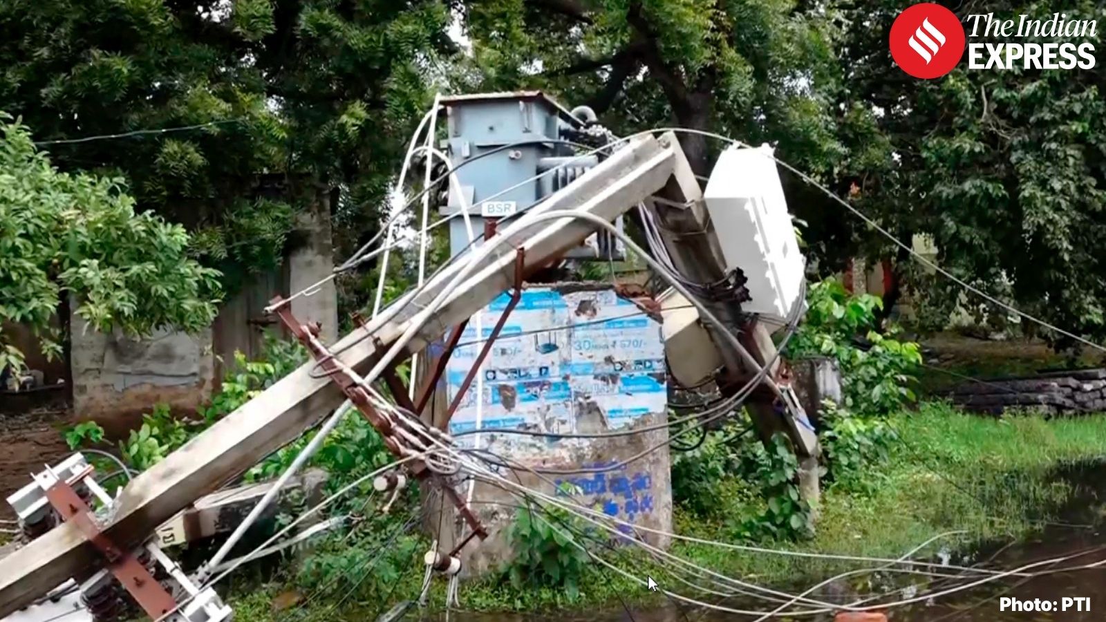 storm devastated standing paddy and horticulture crops across the delta regions of Andhra Pradesh