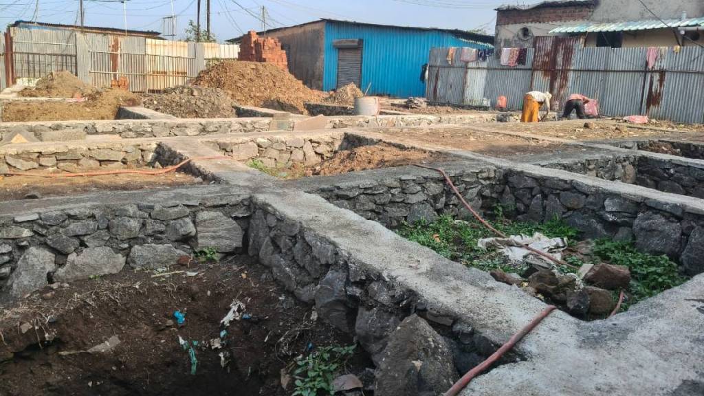 Illegal constructions started in Titwala