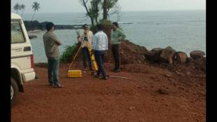 unauthorized mining in CRZ-1 zone; Inspection by District Mining Department