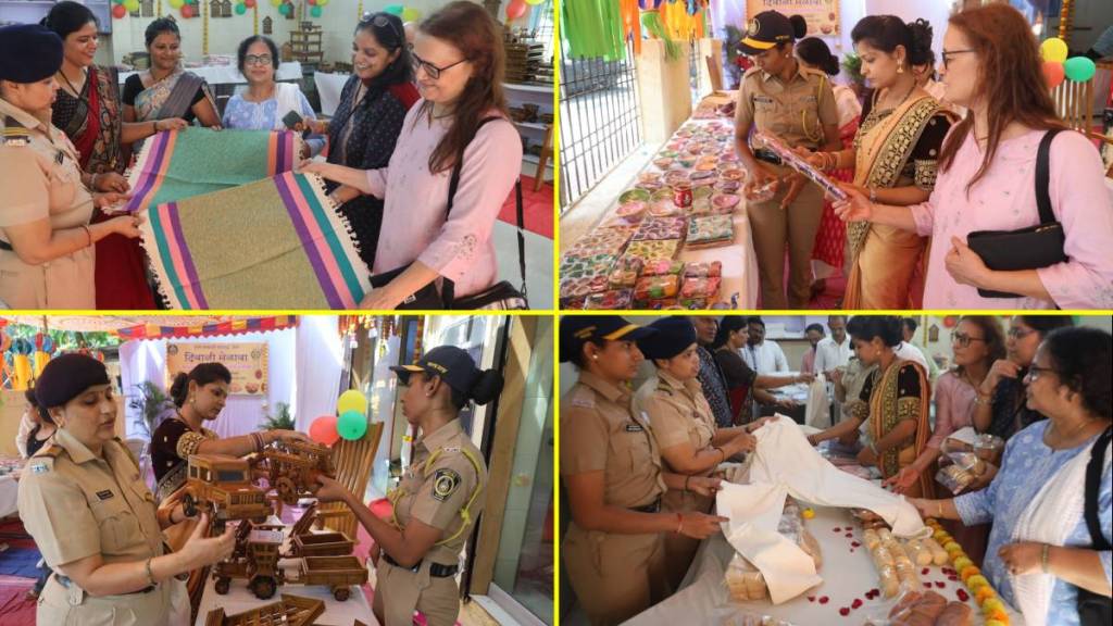 Thane Jail inmates showcase their crafts to the public at the Diwali fair