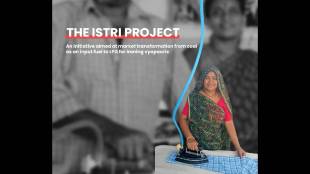 Istri Project provides LPG irons to street ironing workers