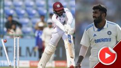 IND vs WI: बुमराहच्या रॉकेट चेंडूवर वॉरिकनची दांडी गुल! स्टम्प उडून पडला लांब, पाहा Video