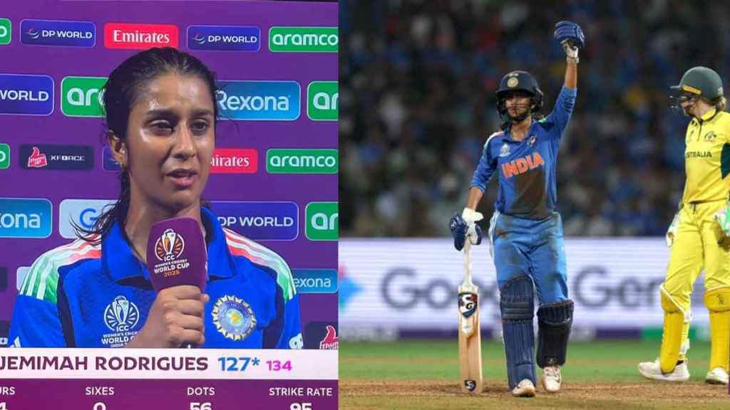 Jemimah Rodrigues Reveals What She was talking to herself while batting Jemimah Rodrigues Reveals What She was talking to herself while batting