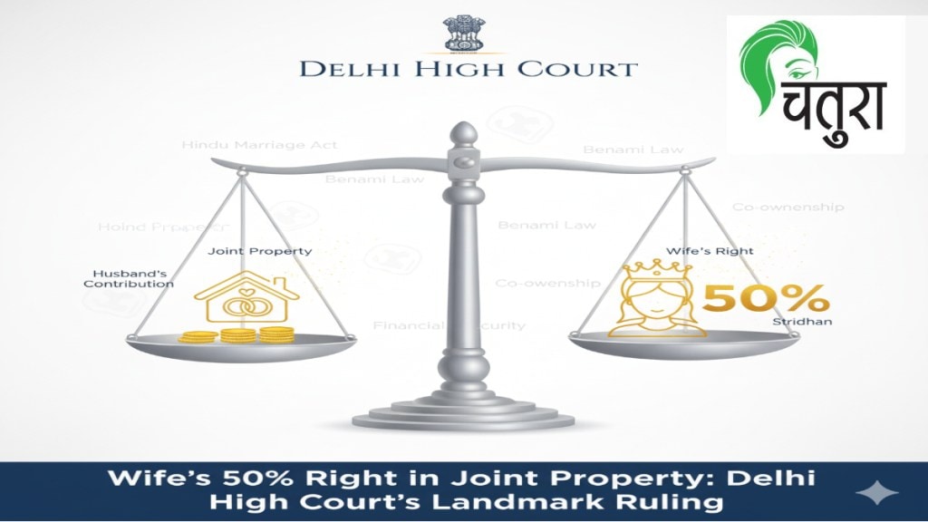 joint property bought by husband wife rights delhi high court judgment