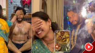 kajalamaya serial fame marathi actor akshay kelakar celebrate diwali with wife sadhana kakatkar shares video decorations and rituals