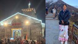 प्रसिद्ध मराठी अभिनेत्याची पत्नी पोहोचली केदारनाथला; ‘या’ दिवशी बंद होतील मंदिराचे दरवाजे; शेअर केले सुंदर फोटो