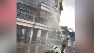 Fire breaks out in a flat in a building in Kharghar panvel
