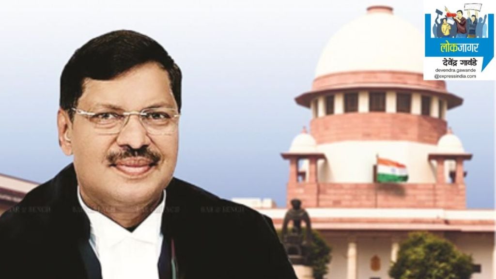 loksatta lokjagar article on Indian democracy   cji bhushan Gavai  Social media outrage