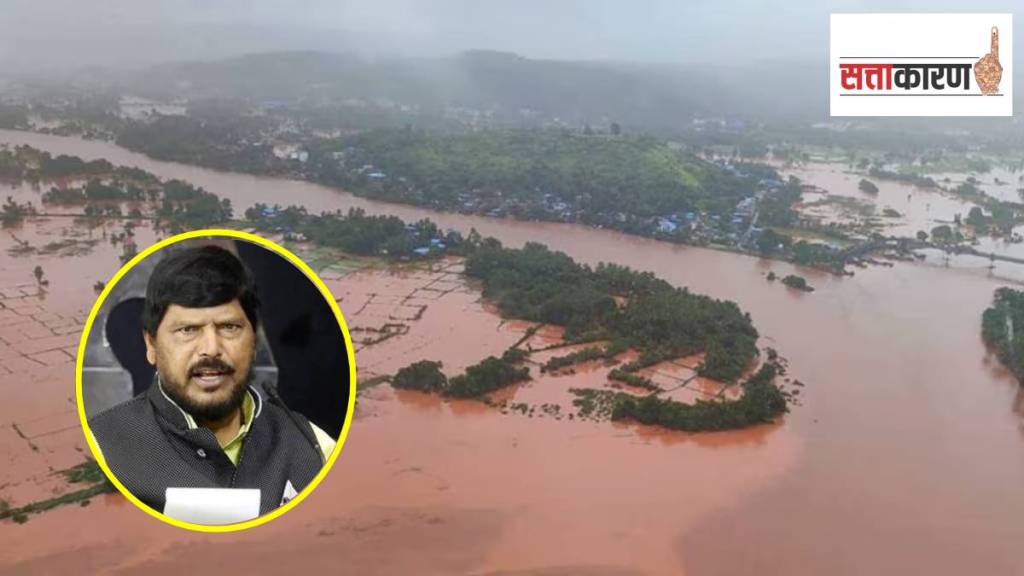 ramdas athawale exposes inadequate government compensation for farmers affected by floods