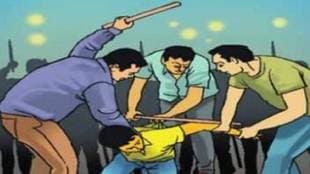 A young man was brutally beaten up in Sagaon Dombivli