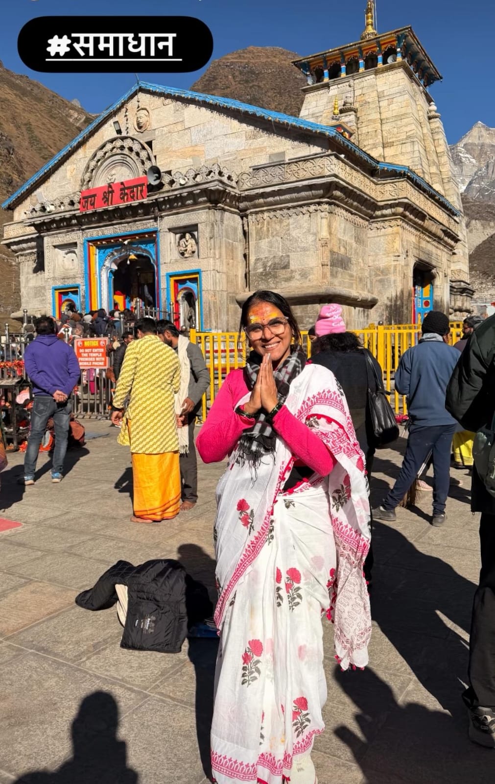 prasad oak wife manjiri oak went to kedarnath dham before temple closing jyotirling yatra