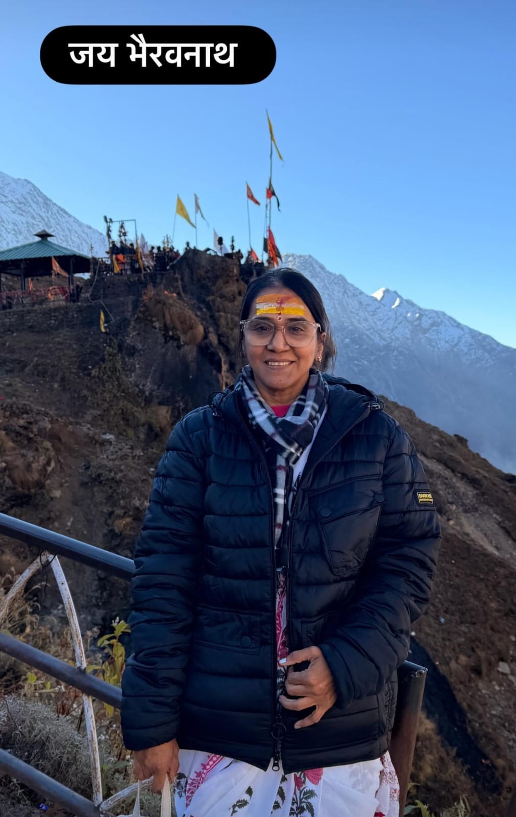 prasad oak wife manjiri oak went to kedarnath dham before temple closing jyotirling yatra