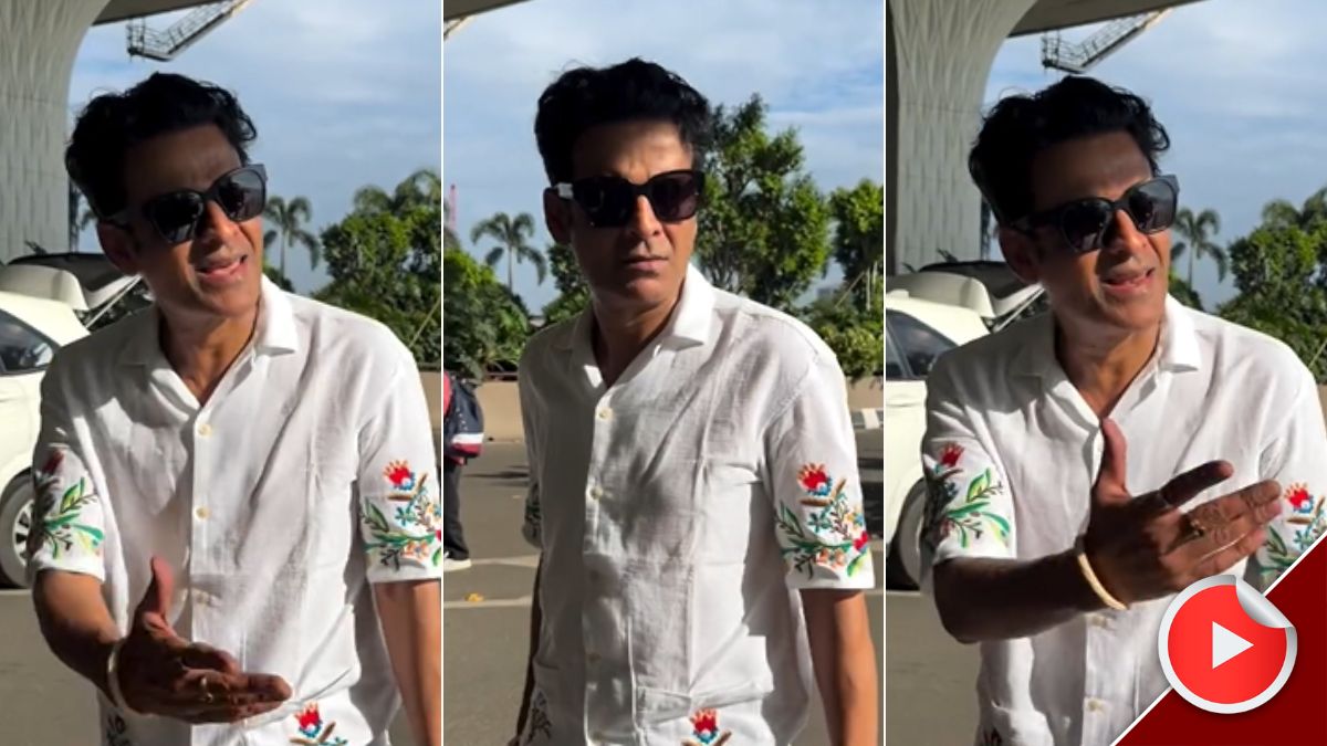 manoj bajpayee irritated with paparazzi at the airport video viral on social media