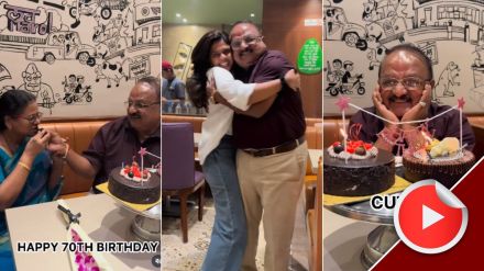marathi actress rutuja bagwe celebrated her father 70th birthday at her own restaurant shares video