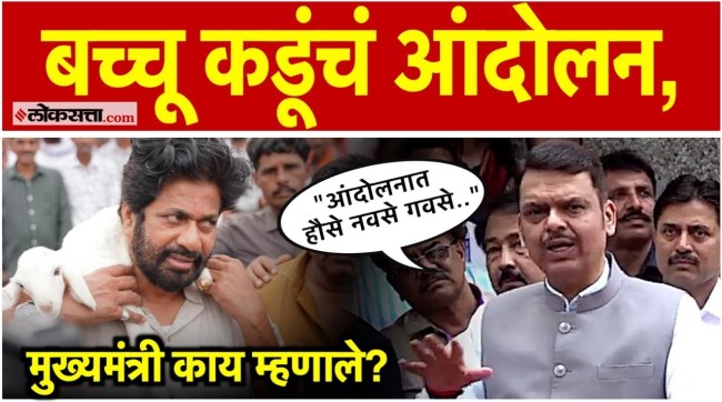 What did Chief Minister Devendra Fadnavis say about Bachchu Kadus protests