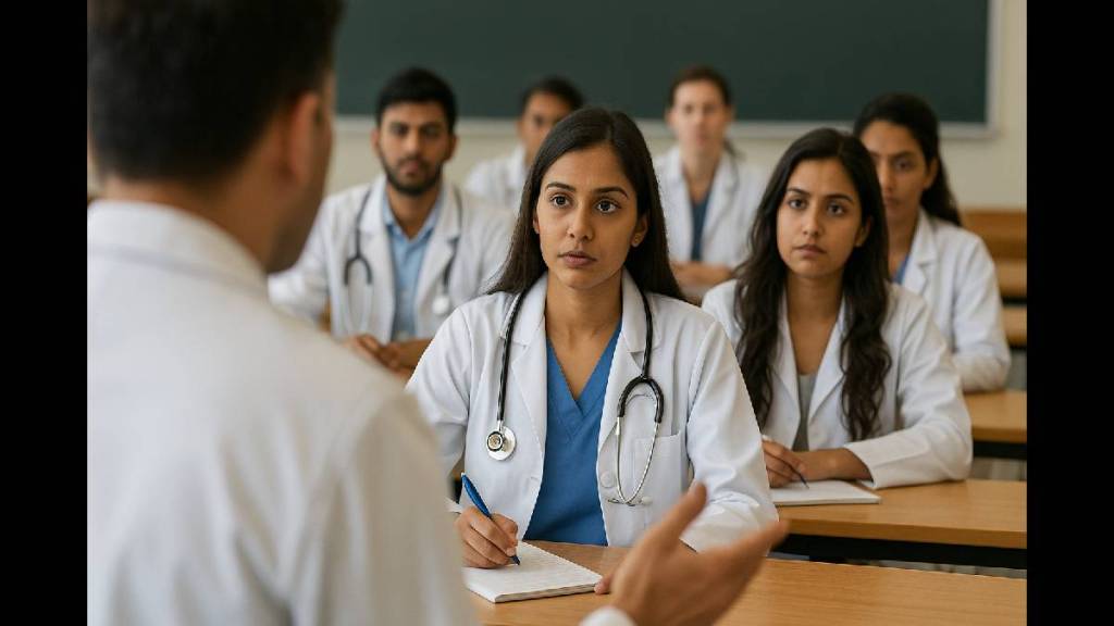 पाच वर्षांत देशात वाढणार ७५ हजार वैद्यकीय जागा (छायाचित्र - AI Generated) पाच वर्षांत देशात वाढणार ७५ हजार वैद्यकीय जागा (छायाचित्र - AI Generated)