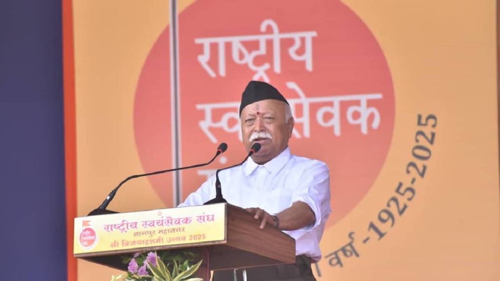 Bhagwat's important statement on Wangchuk's arrest at rss 100 years event