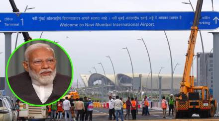 Prime Minister Narendra Modi inaugurates Navi Mumbai International Airport Prime Minister Narendra Modi inaugurates Navi Mumbai International Airport
