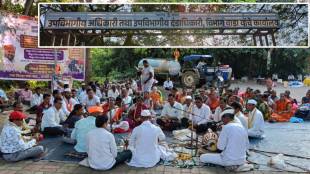 farmers protest for compensation