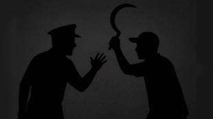 Police officer stabbed with a sickle on Law College Road in Pune