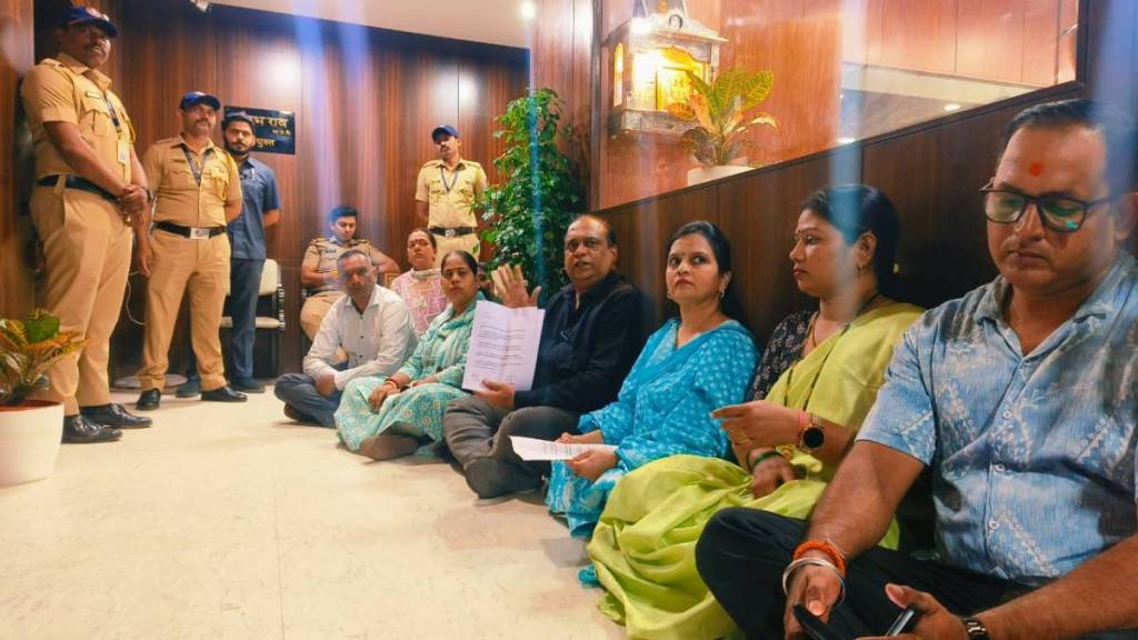 BJPs former corporators protest