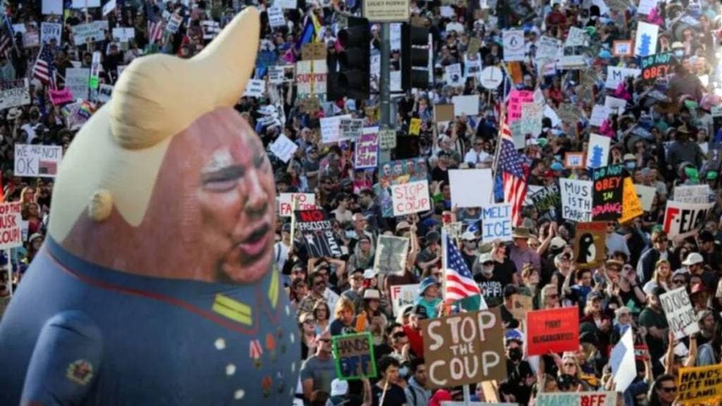 Loksatta editorial Protests against Donald Trumps policies in America