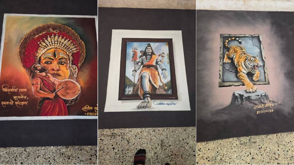 Diwali festival rangoli