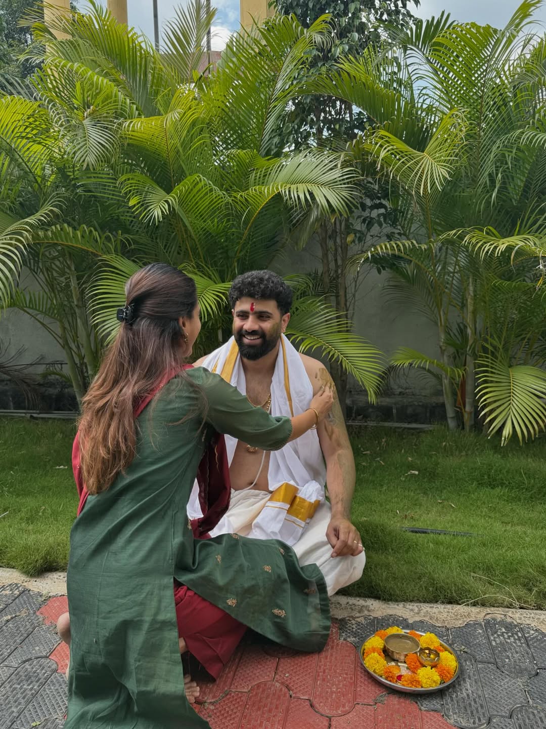 reshma shinde celebrates diwali with south indian husband