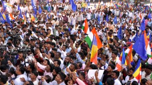 rss calls vanchit bahujan rally protest a pre election drama