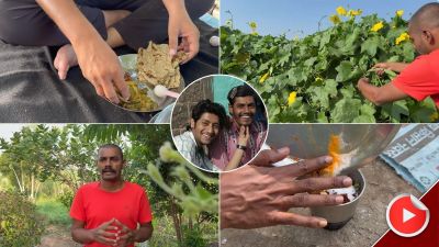 ‘सैराट’ फेम अभिनेता गावाकडे करतोय शेती, स्वत:च्या हातांनी बनवला ‘हा’ पदार्थ