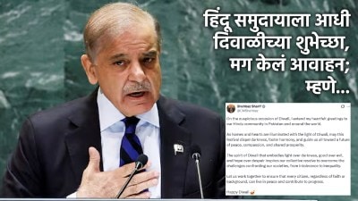 शाहबाज शरीफ यांचं दिवाळीनिमित्त हिंदू समुदायाला आवाहन; म्हणे, “प्रत्येकाला शांततेत…”