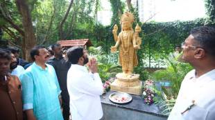 Rajmata Jijau Thane statue