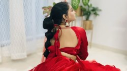 प्रेम का रंग! लाल लेहेंग्यात दिसतेय खूपच सुंदर, ‘या’ मराठी अभिनेत्रीला ओळखलंत का?