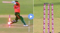 BAN vs WI: पीछे तो देखो.., षटकार मारूनही पंचांनी फलंदाजाला दिलं बाद; नेमकं काय घडलं? पाहा Video