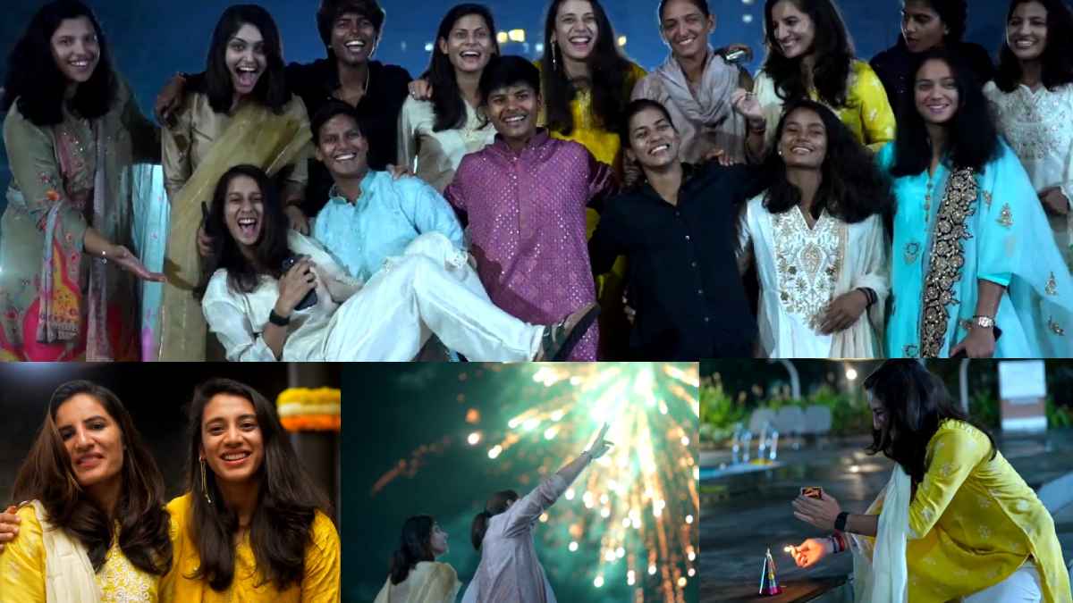 India Womens Team Special Diwali Celebration Ahead of IND vs NZ Important Match See photos