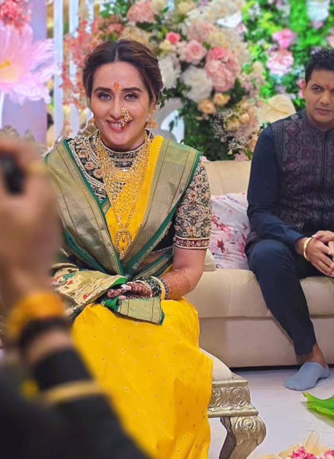 tejaswini lonari engagement photos know about her husband samadhan sarvankar