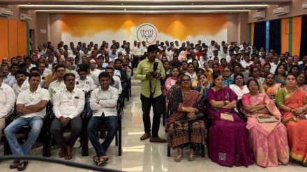 thane bjp to send 150 buses navi mumbai international airport inauguration pm modi october 8