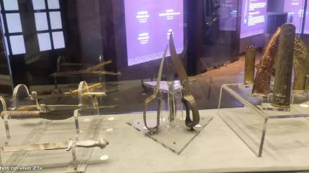 Chhatrapati Shivaji maharajas tiger claws exhibited in Kolhapur Chhatrapati Shivaji maharajas tiger claws exhibited in Kolhapur