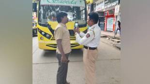 traffic police checking