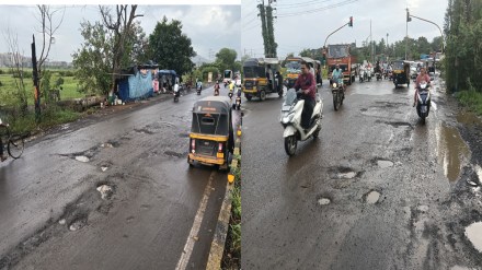 vasai virar potholes problem worsens after unseasonal rain failed repairs civic body faces criticism vasai virar potholes problem worsens after unseasonal rain failed repairs civic body faces criticism