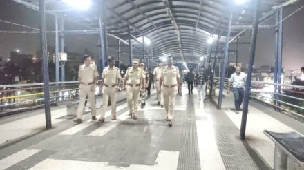 vasai virar skywalk police action against antisocial activities police patrol
