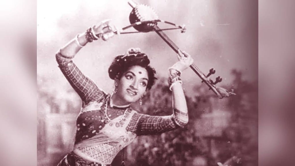 vijaya deshmukh sandhya tribute graceful actress Rajkamal V Shantaram amar bhupali pinjara aruna antarkar