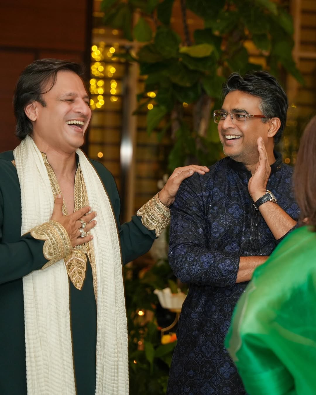 vivek oberoi r madhavan diwali celebration