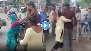 Viral video of extra marital affair wife catches husband with girlfriend on road in up shocking video viral
