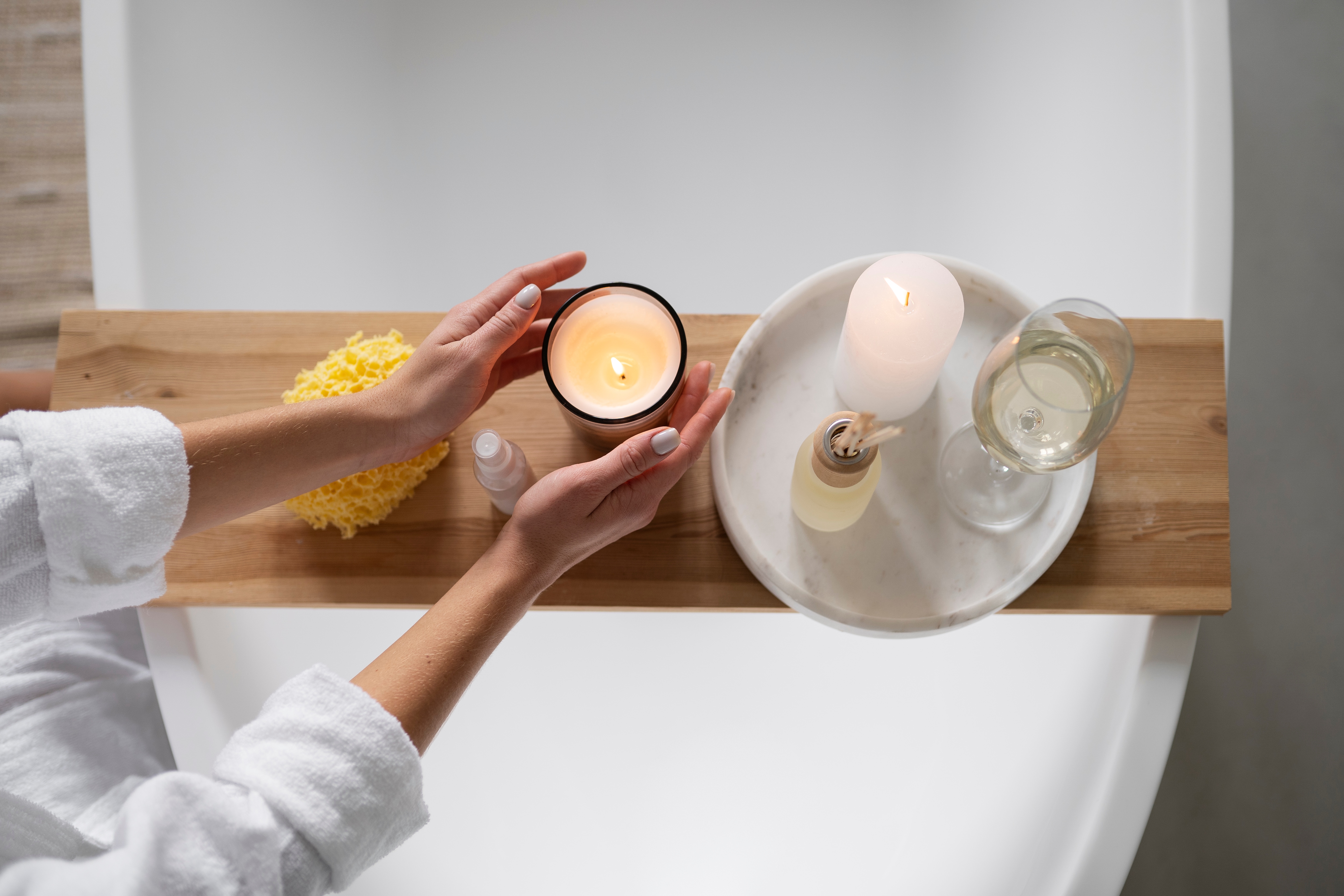 ‘throw out’ scented candles from your home