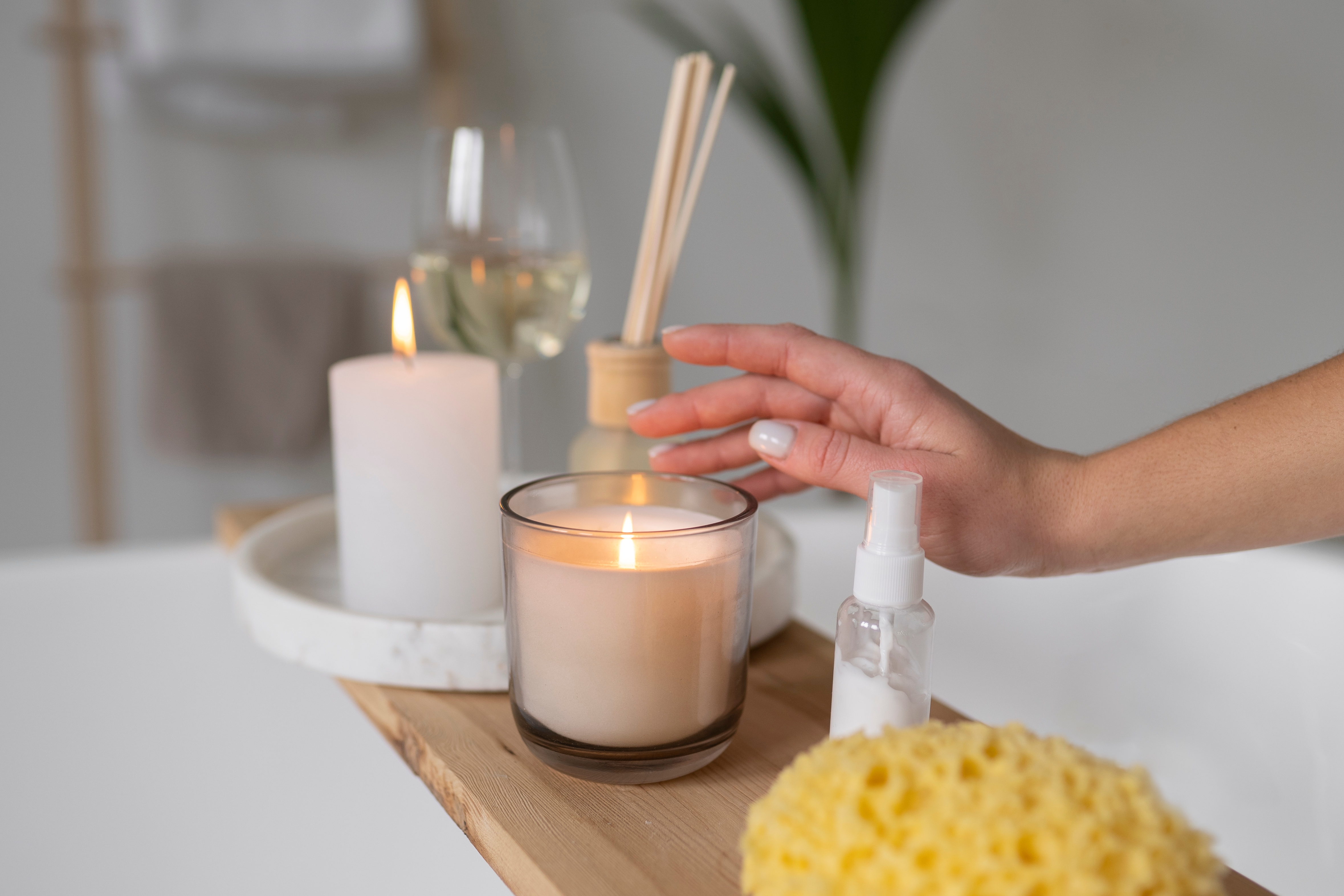 ‘throw out’ scented candles from your home