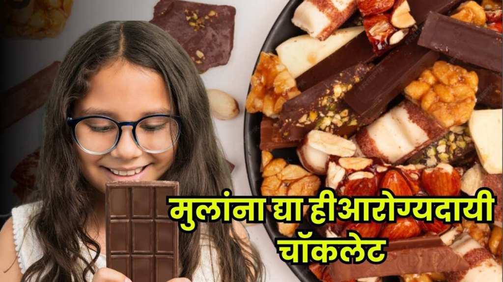 Healthy homemade chocolate for kids