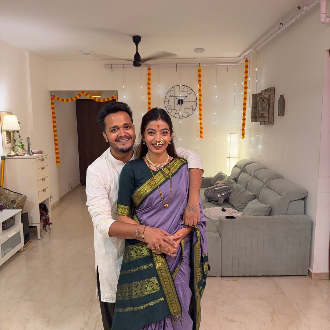 Rohit Raut in traditional outfit on stage