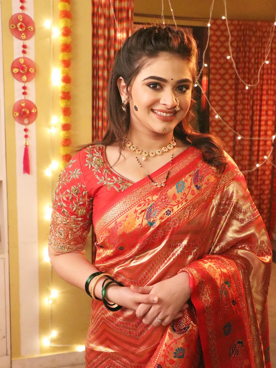 Aishwarya Shete traditional look