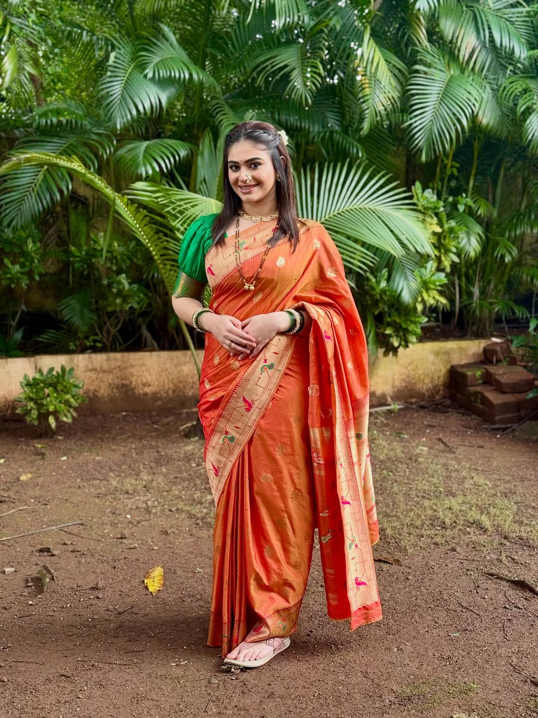 Aishwarya Shete traditional look